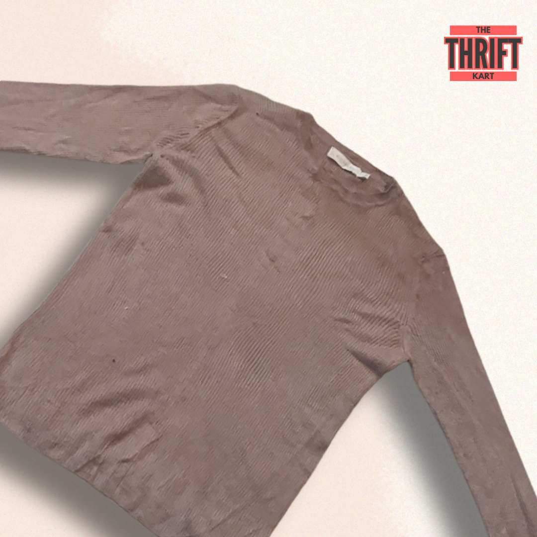 Giordano Brown Sweater | Made in Hong Kong