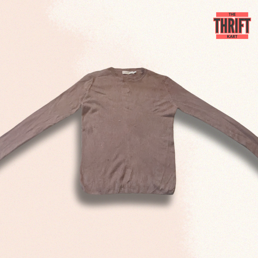 Giordano Brown Sweater | Made in Hong Kong
