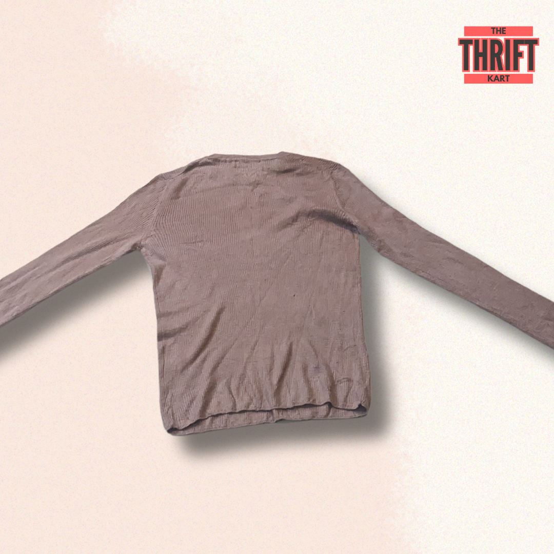 Giordano Brown Sweater | Made in Hong Kong
