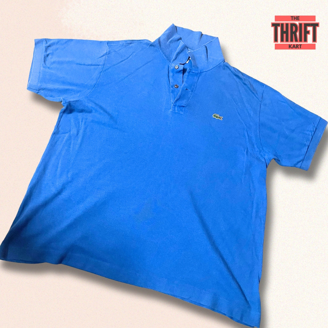 Lacoste Aqua Blue Polo Shirt | Made in France