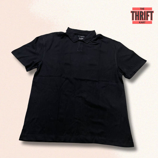 Giordano All Black Polo Tee | Made In China