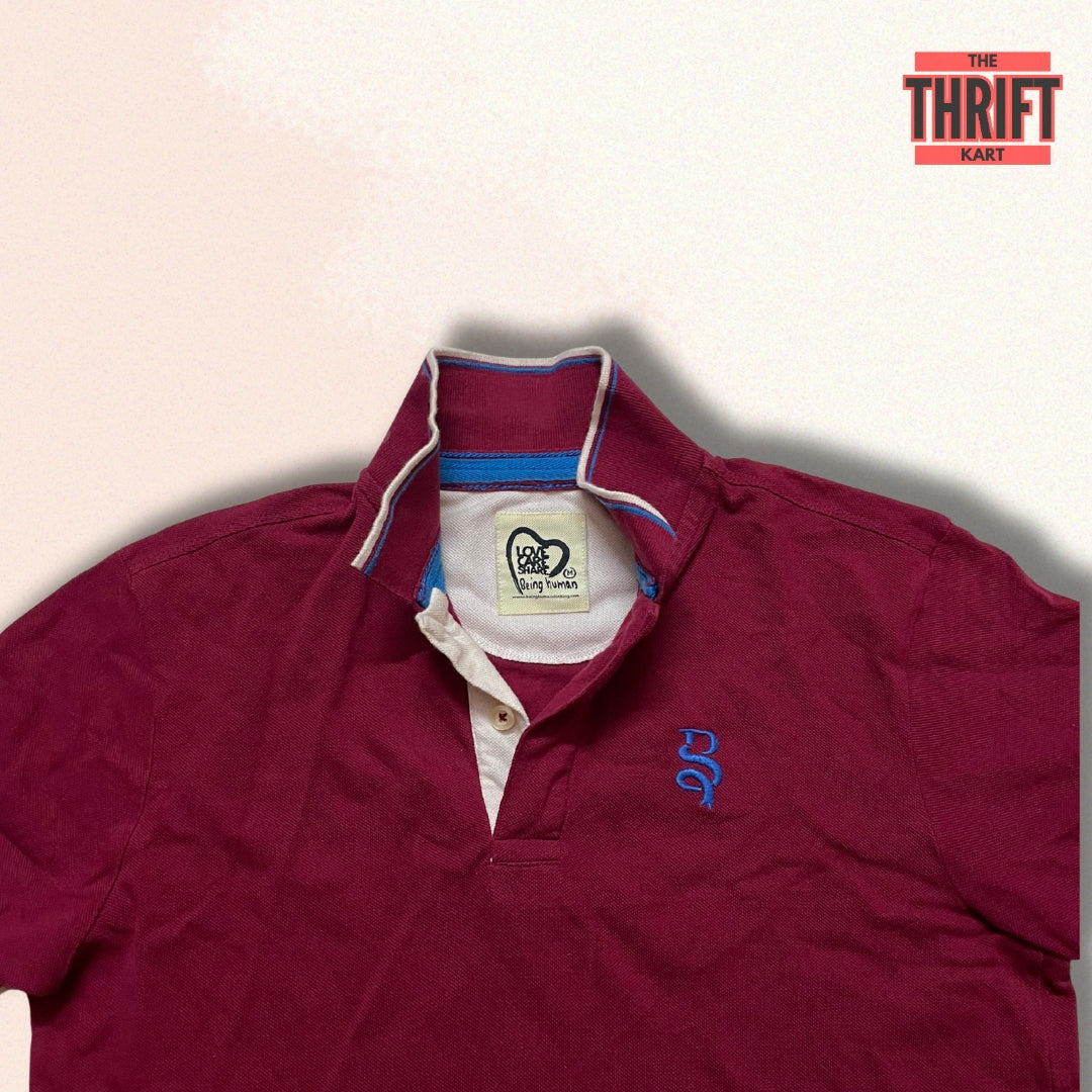 Being Human Chic Magenta Polo | Made in Hong Kong