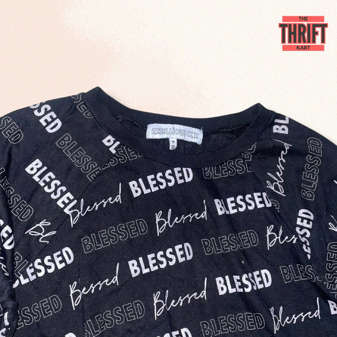 Rebellious One Blessed Sweatshirt | Made in Hong Kong