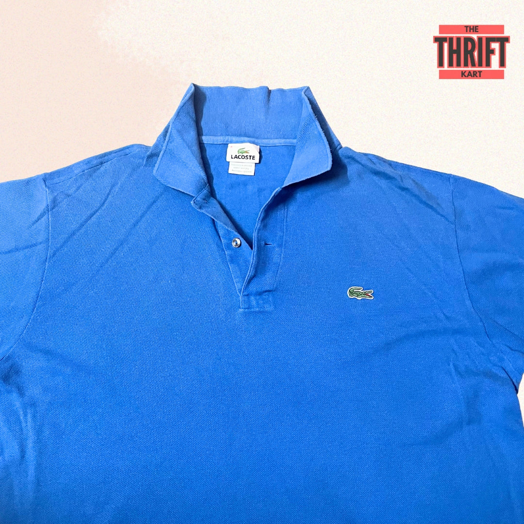 Lacoste Aqua Blue Polo Shirt | Made in France
