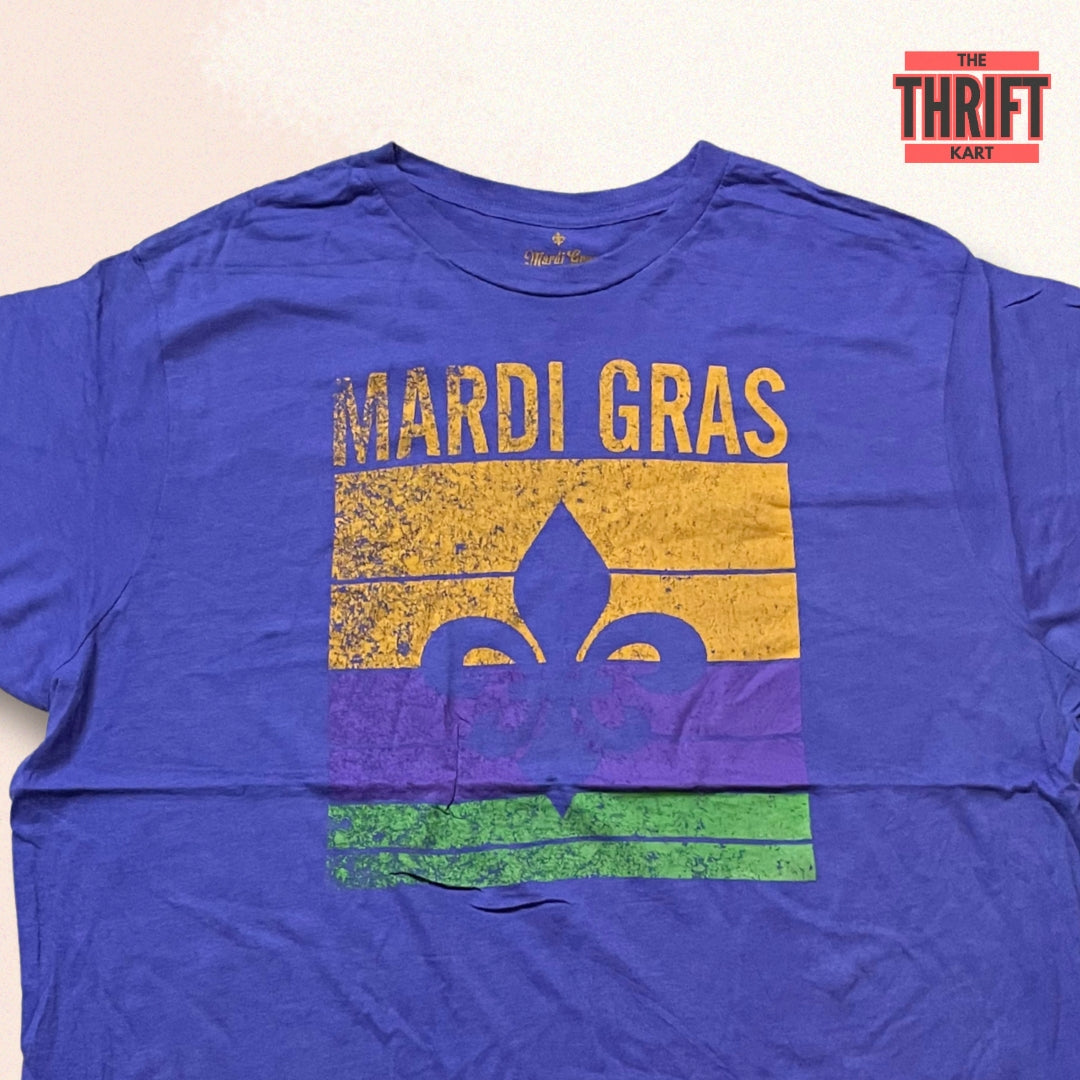 Mardi Gras Tri-Coloured Oversized | Made in Spain