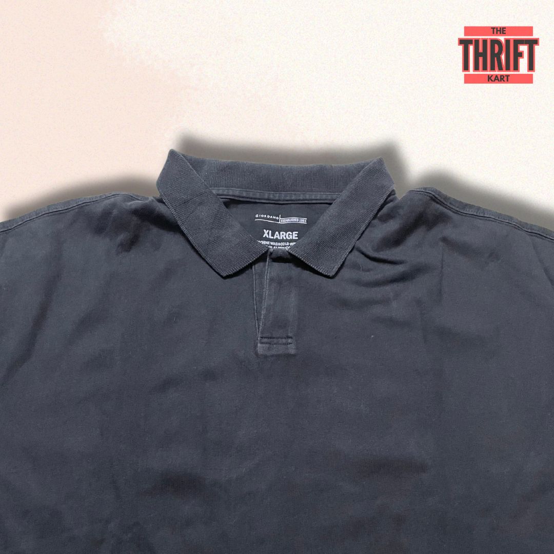 Giordano All Black Polo Tee | Made In China