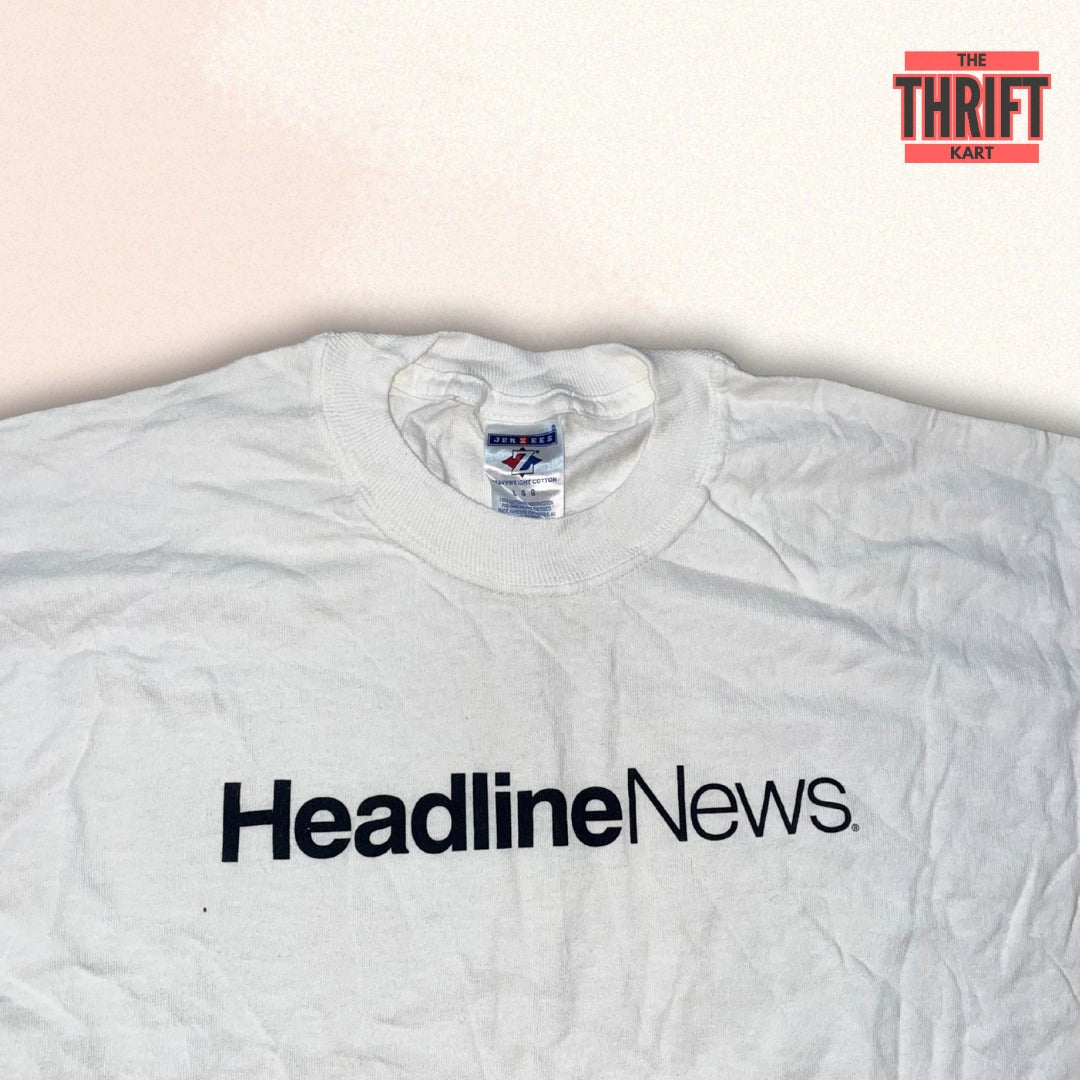 Jerzees Headline News Tag Tee | Made in Canada