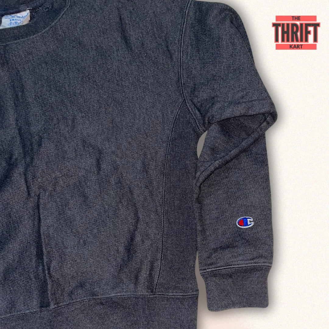 Champion Official Black Sweatshirt | Made in USA