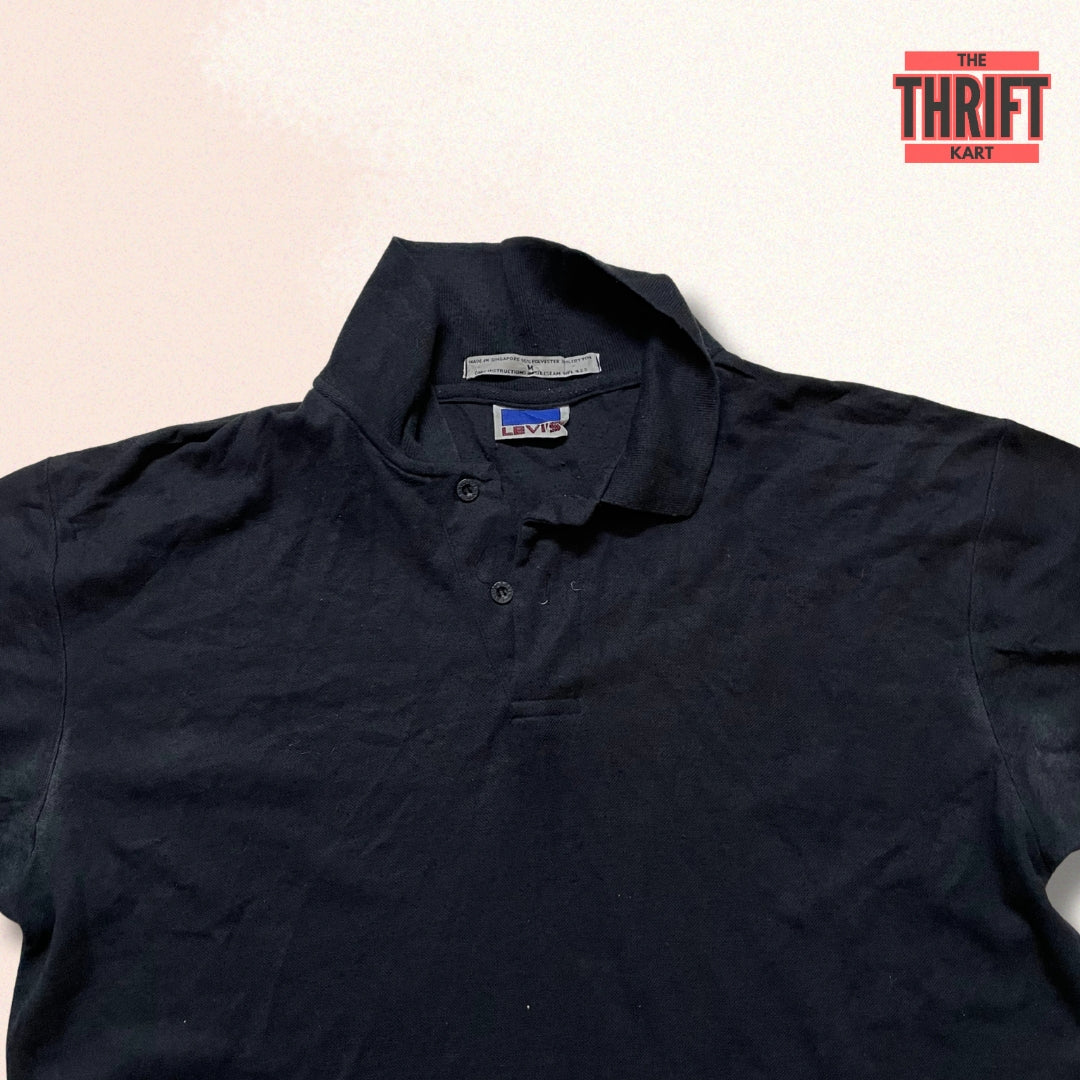 Levi's Golf Black Polo Vintage | Made in Italy
