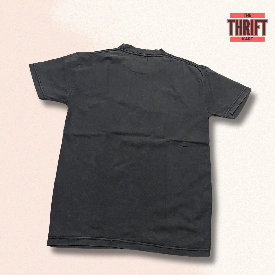 Calvin Klein Vintage Basic Black Tee | Made In China