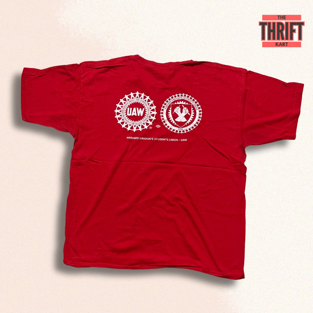 Harvard Official Red Jersey Tee | Made in USA