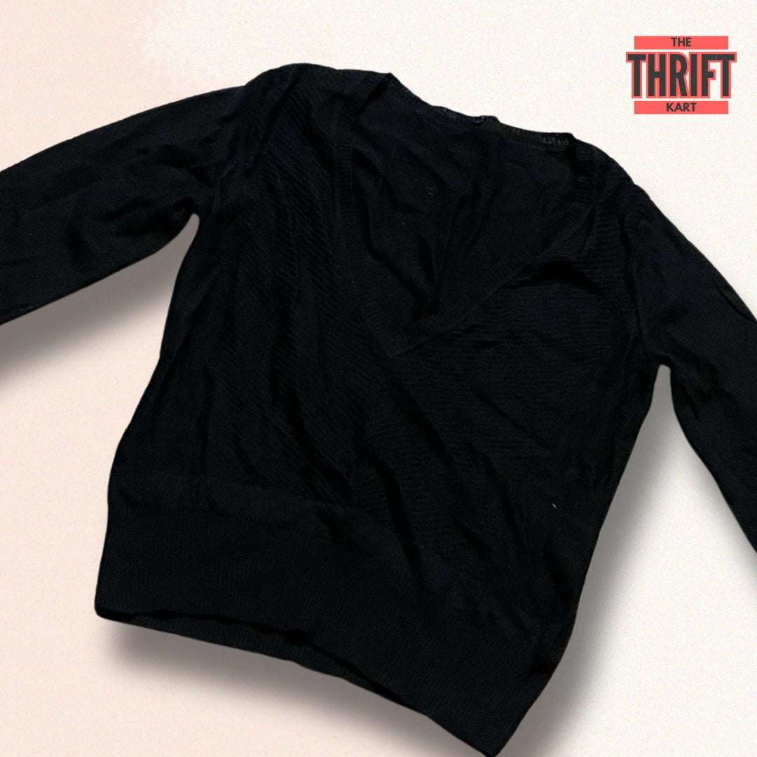 The Thrift Kart Dual-Tone Sweater | Made in China