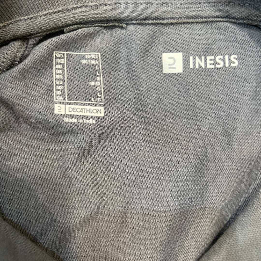 Decathlon Inesis Athletic Grey Polo | 100% Affordable Thrift Clothing
