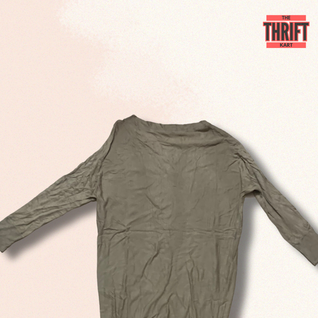 UNIQLO Olive Casual Shirt | Made in Japan