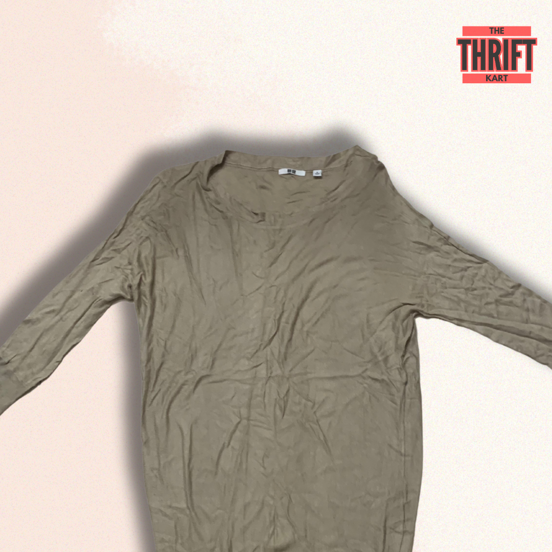 UNIQLO Olive Casual Shirt | Made in Japan
