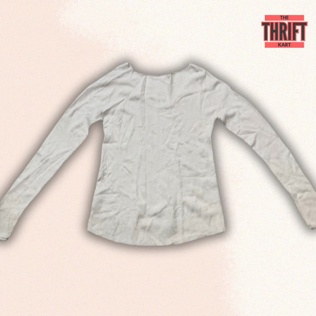 GAP White Grain sweater | Made in California