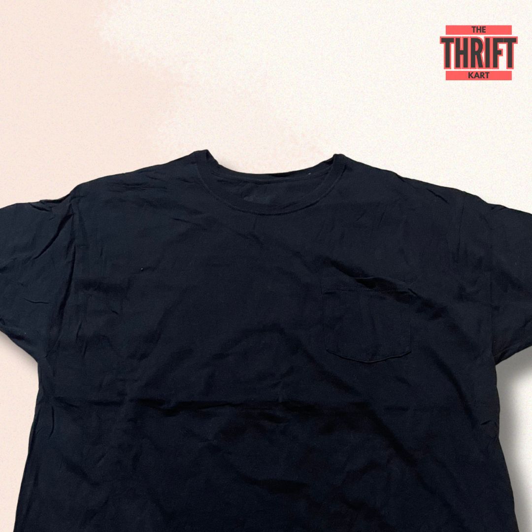 The Thrift Kart All Black Oversized Tee | Made in India