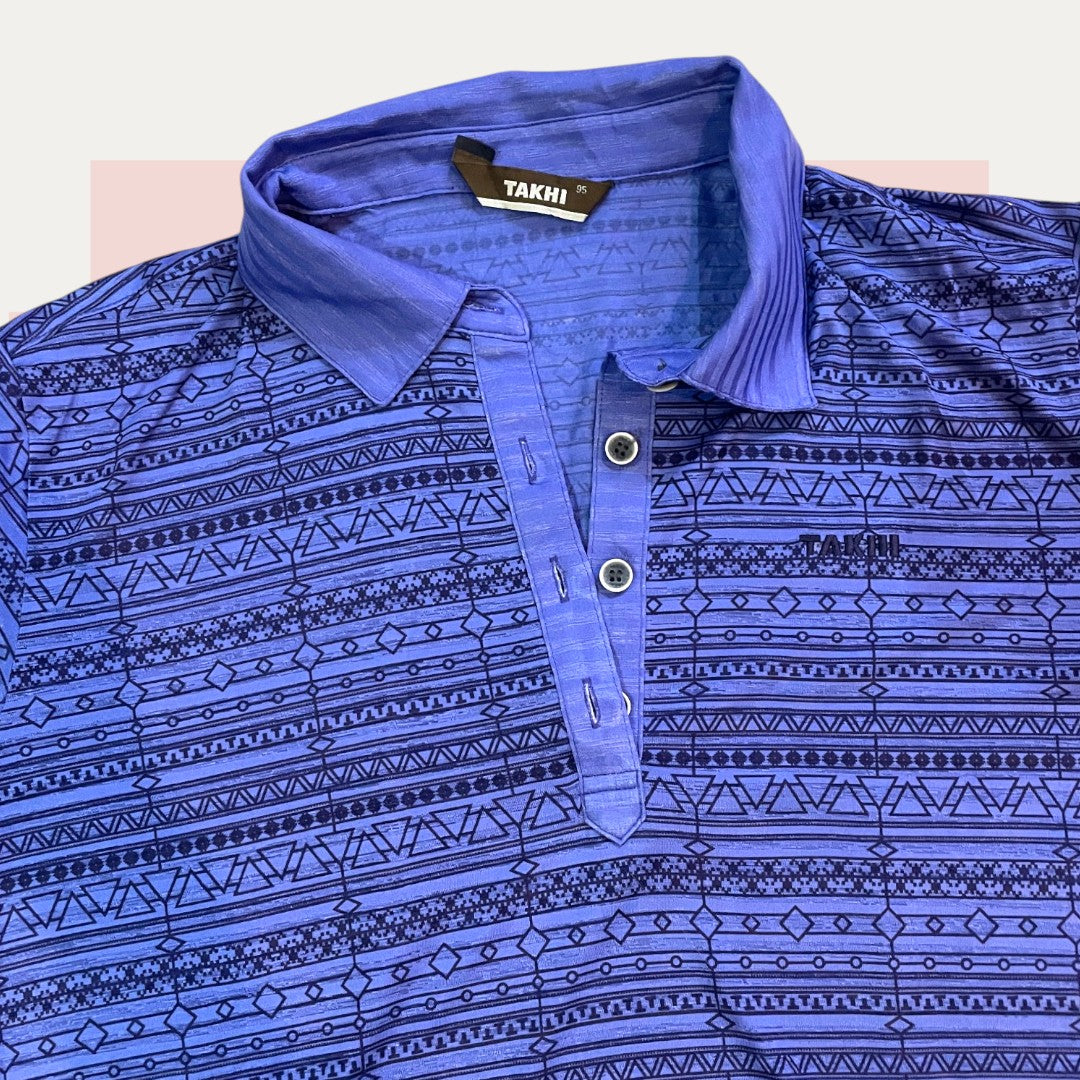 Takhi Royale Pattern Polo | Made in Egypt