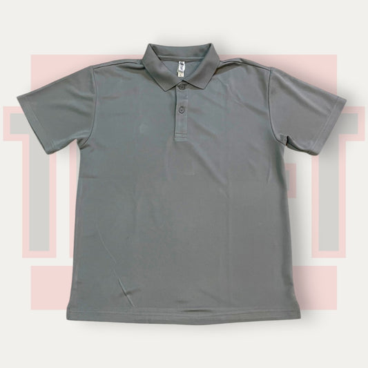 Glimmer Grey On Top Polo | Made in USA