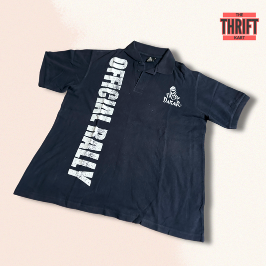 Dakar Black Oversized Tee | Made in France