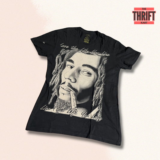 Polo Ralph Lauren Black Oversized Tee | Made in USA