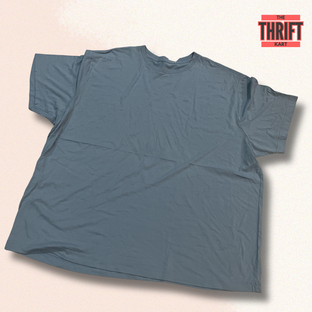 George Solid Oversized Grey Tee | Made in Nicaragua