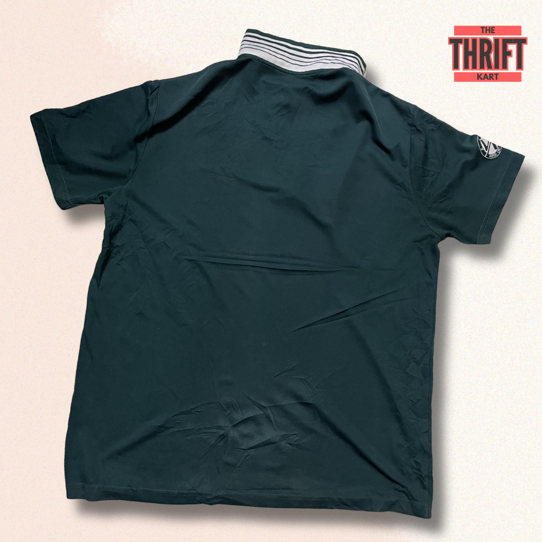 The Thrift Kart Solid Teal Polo | Made in India