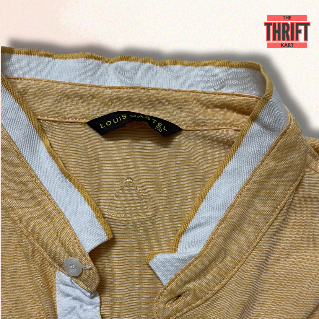 Louis Castle Chinese Collar Tee | Made in US