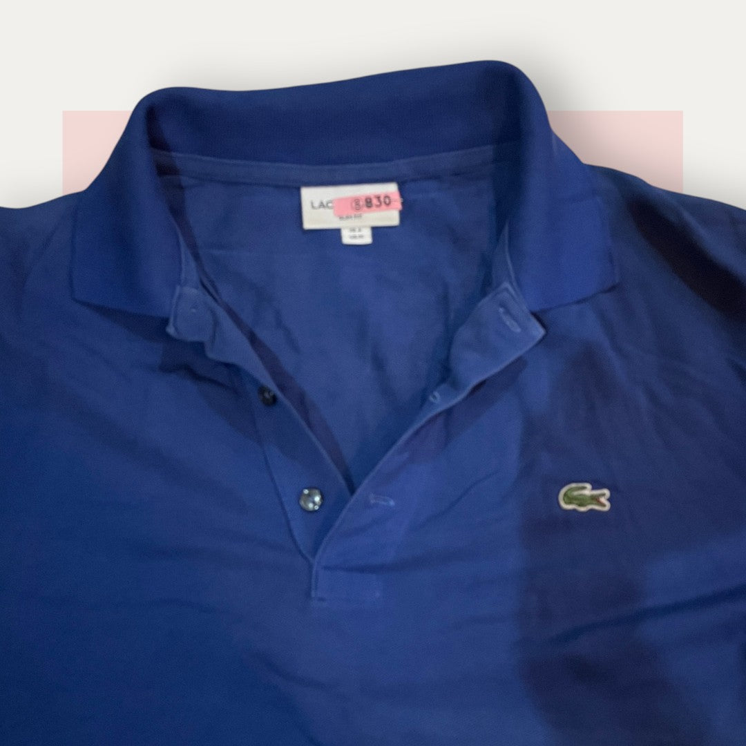 Lacoste Solid Blue Polo | Made in Rwanda