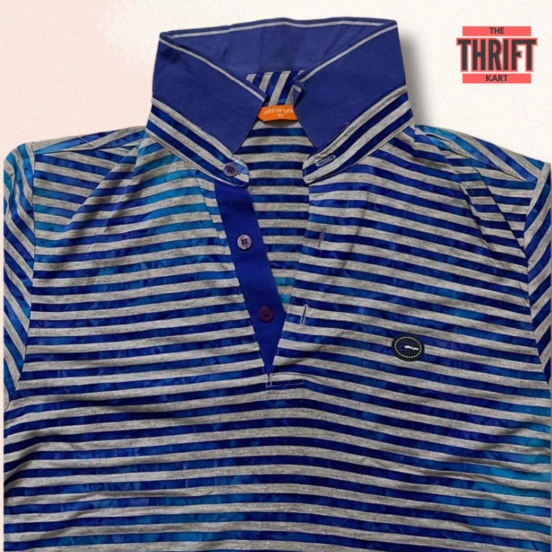 All For You Vibrant Stripped Tee | Made in Korea