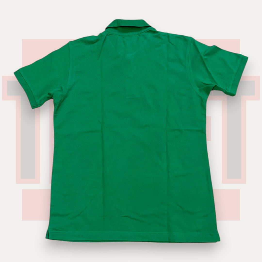 UNIQLO Parrot Green Solid Polo | Made in Japan