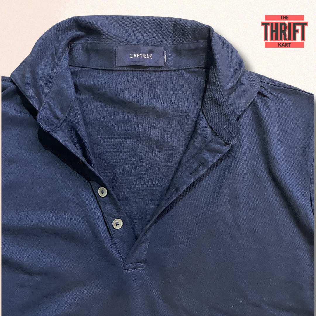 Cremieux Solid Formal Polo | Made in France