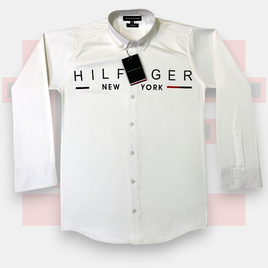 Tommy Hilfiger Classic Print Shirt | Made in USA