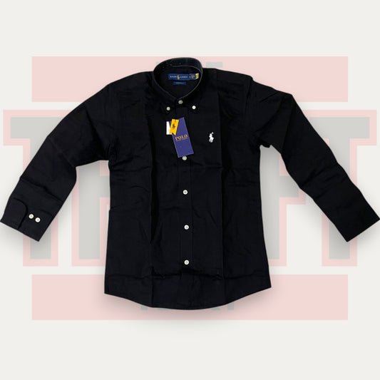 Ralph Lauren Den Black Shirt | Made in Italy