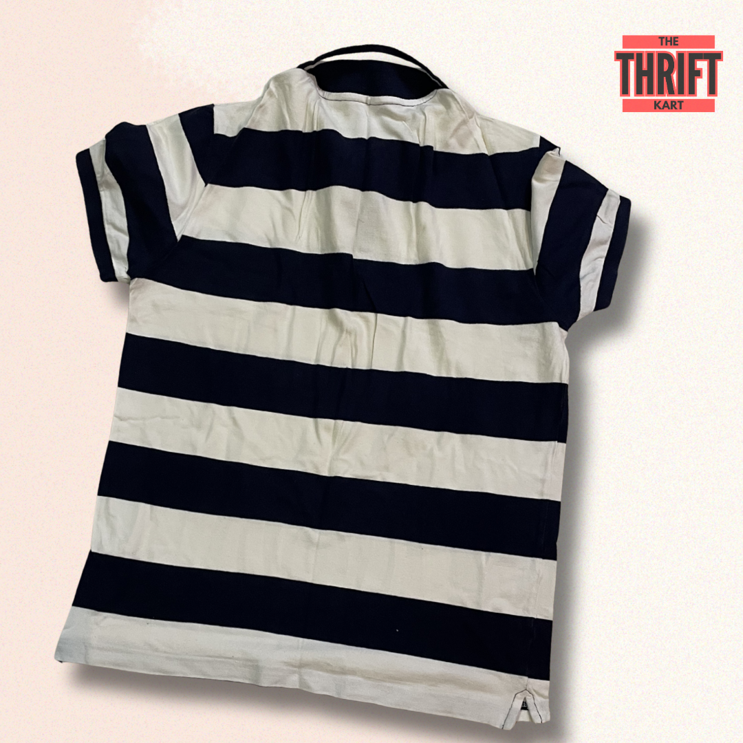 Polham Stripped Line Polo | Made in Korea