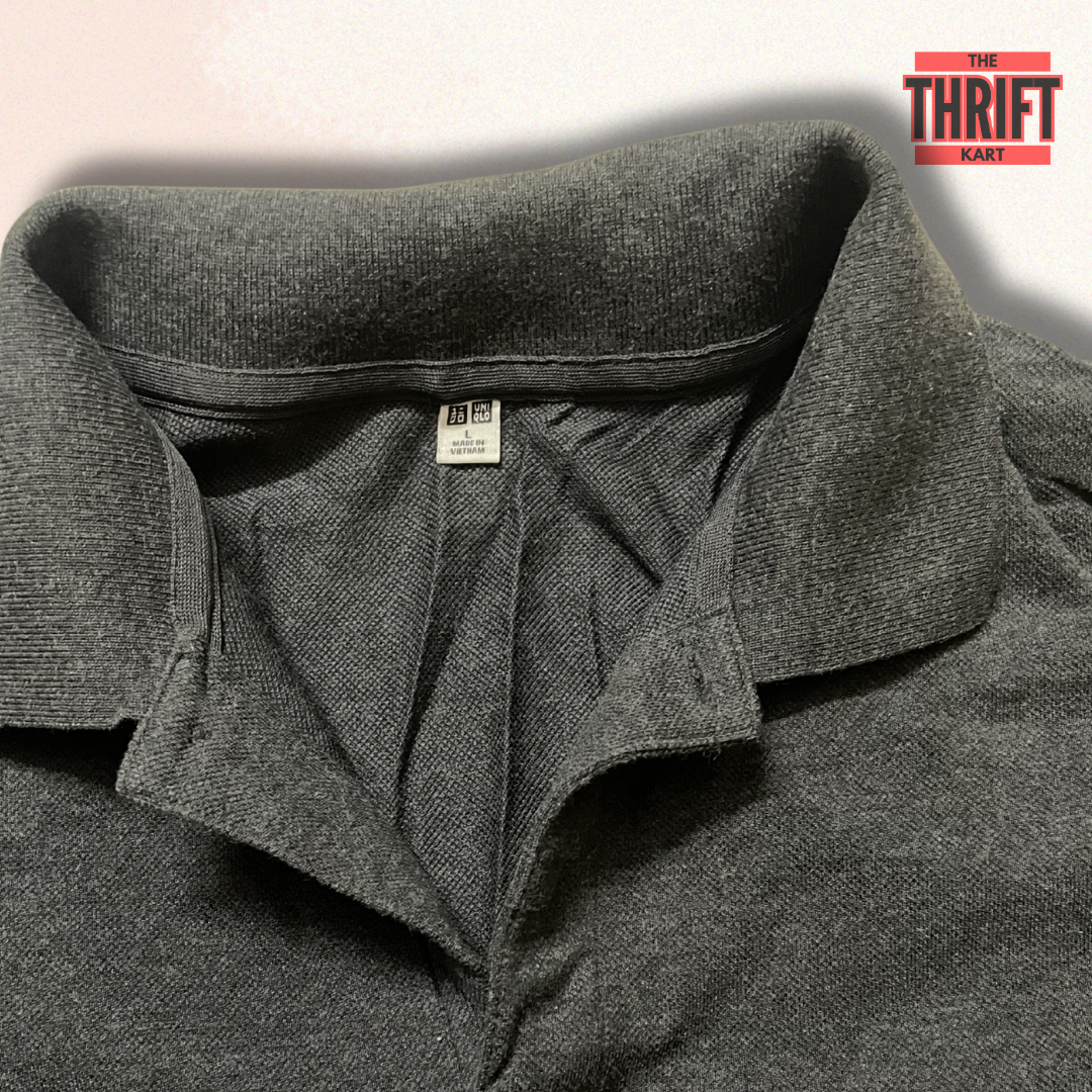 Uniqlo Solid Classic Polo | Made in Japan