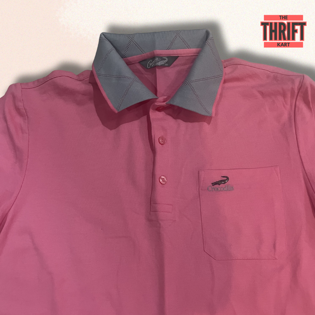 Crocodile Dual Tone Polo | Made in Korea
