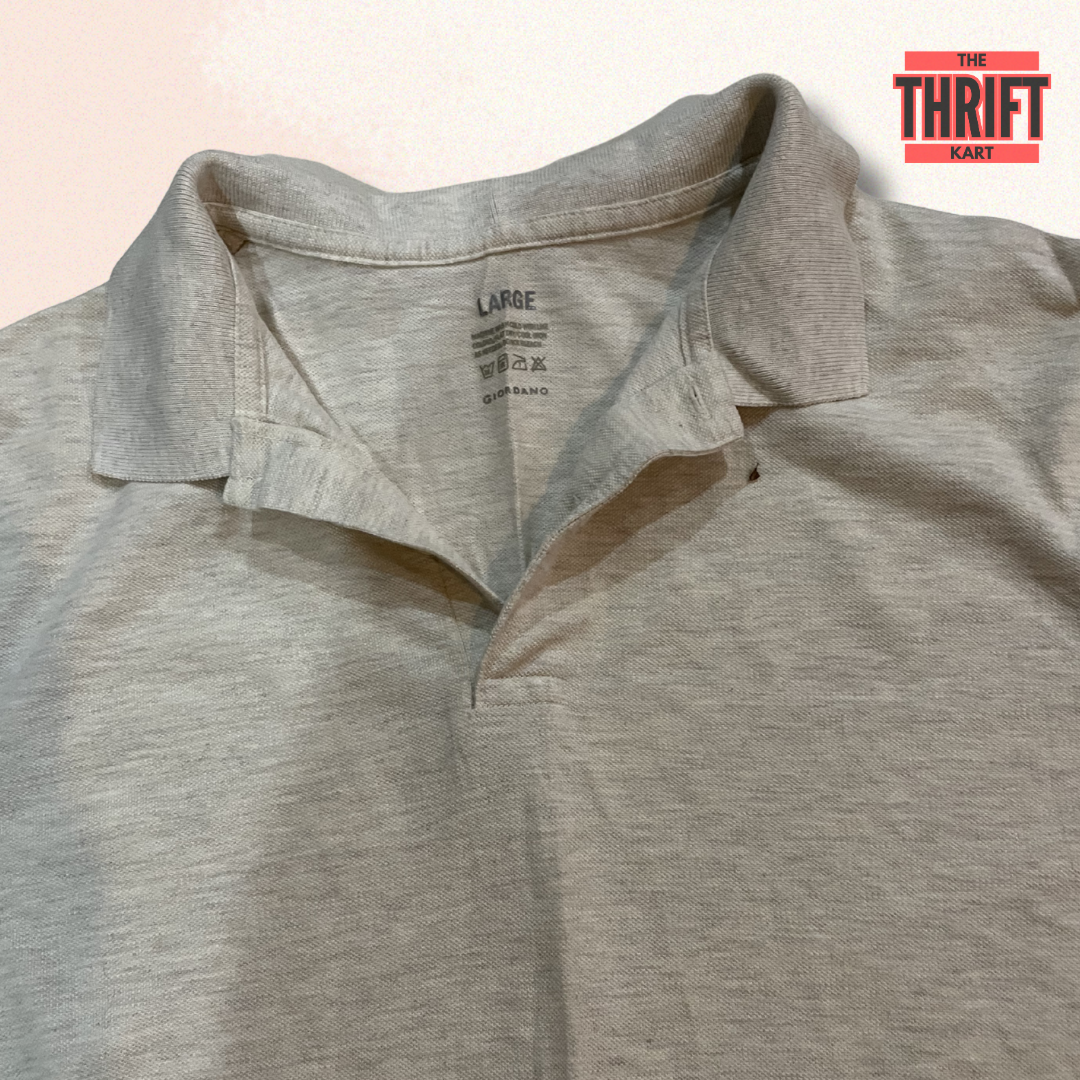 Giordano Classic Heathered Polo  | Made in Hong Kong