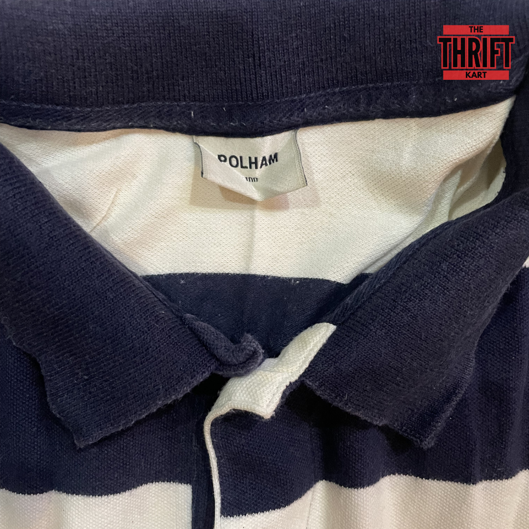 Polham Stripped Line Polo | Made in Korea