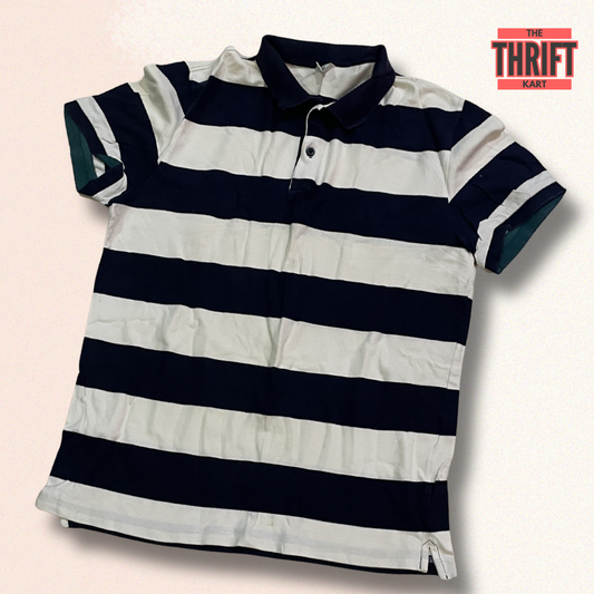 Polham Stripped Line Polo | Made in Korea