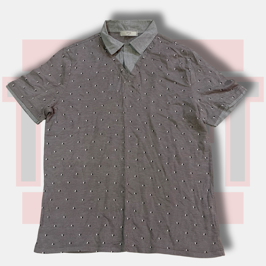 STCO Polka Patterned Polo | Made in Korea