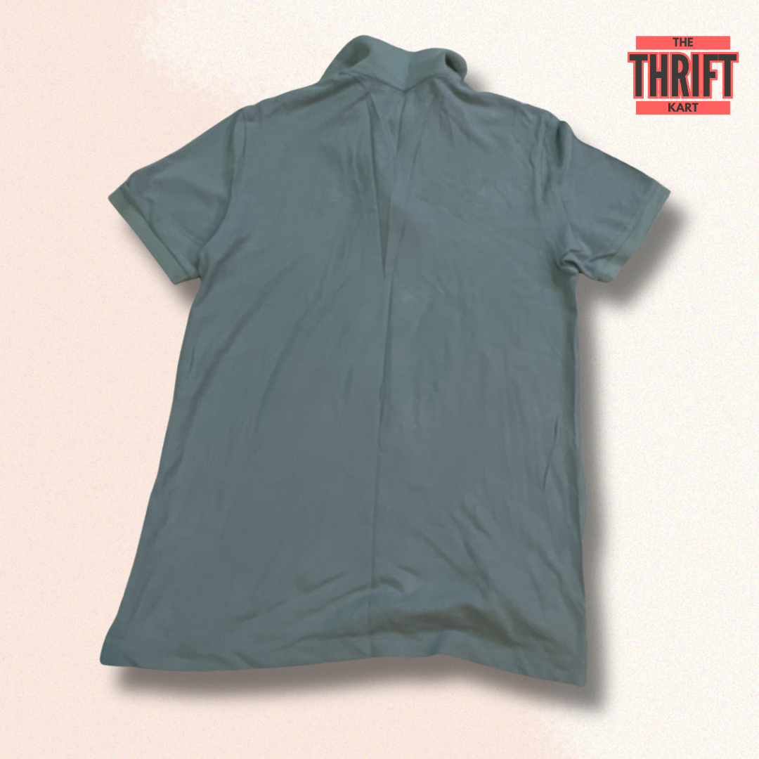 Hazzy's Solid Ocean Grey Polo | Made in Korea