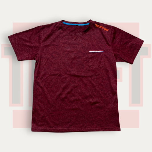 Slazenger Rugged Maroon Tee | Made in Russia