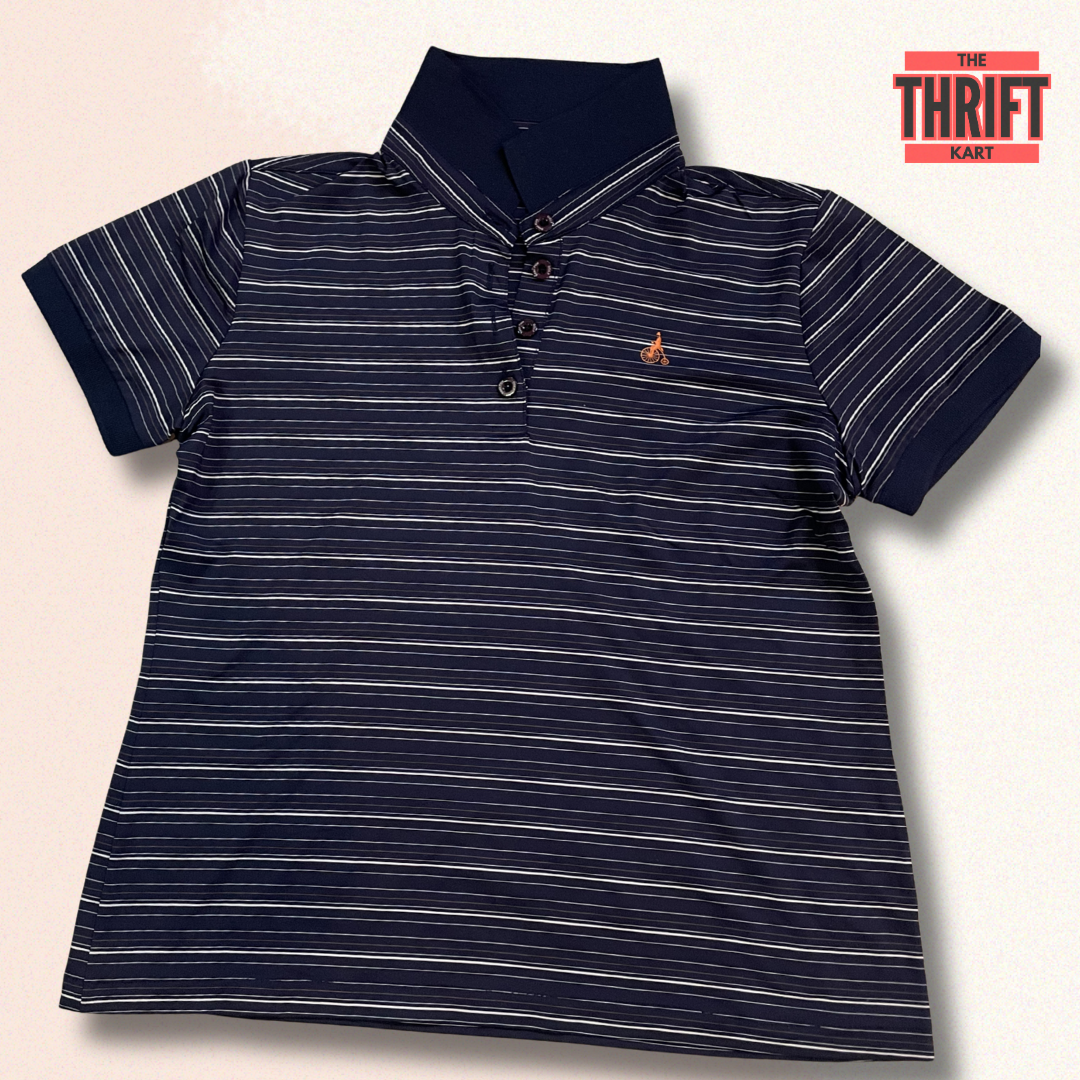 Penny-Farthing Gentleman Stripped Polo | Made in India