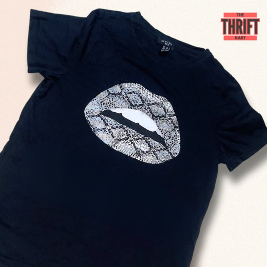 New Look Tall Open Lips Tee | Made in UK