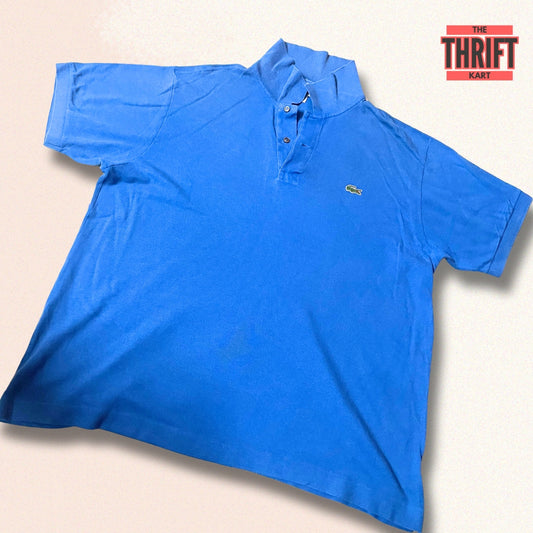 Lacoste Aqua Blue Polo Shirt | Made in France