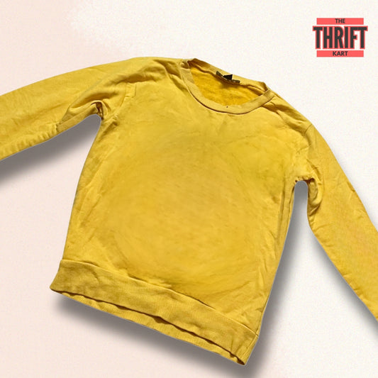 Primark Naughty Yellow Sweatshirt | Made in UK