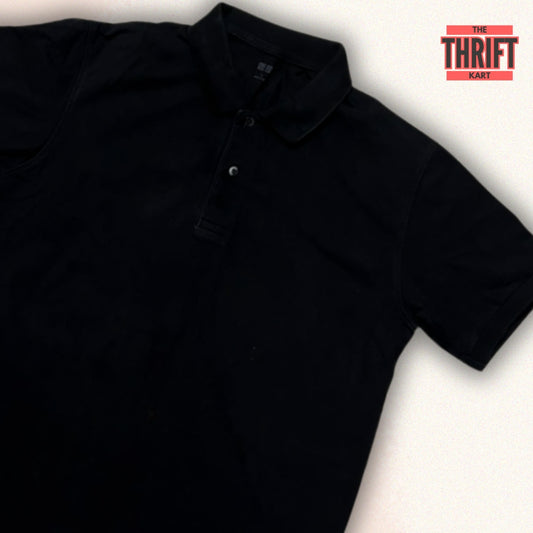 UNIQLO Pure Black Shirt | Made in Japan