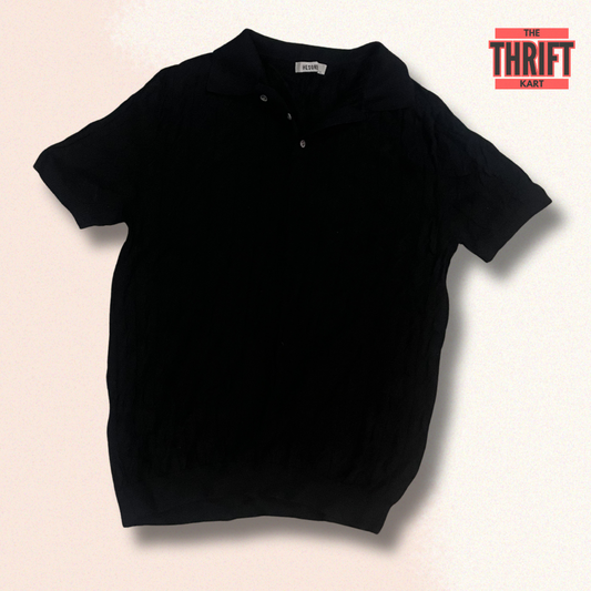 Hesome Knitted Twisted Polo | Made in Korea