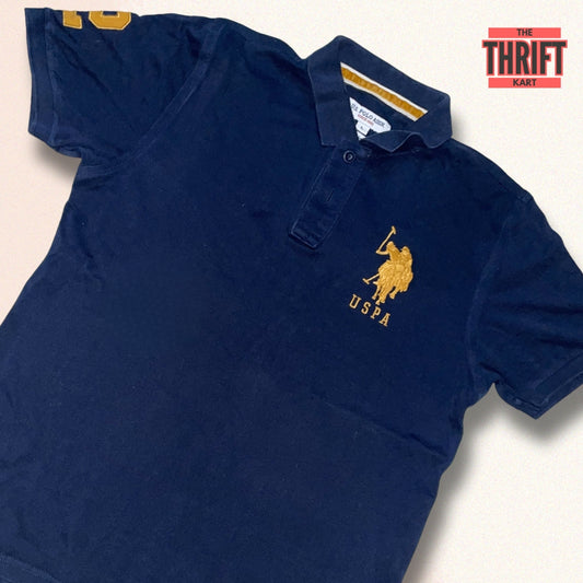 US Polo Assn. Vintage Blue Polo | Made in USA